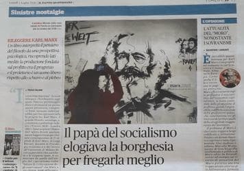 "Il Fatto Quotidiano" 1° Luglio 2019 - Guida per il lettore contemporaneo de Il Capitale di Karl Marx di Luigi Ferrari